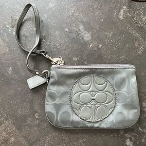 Grey Coach Wristlet